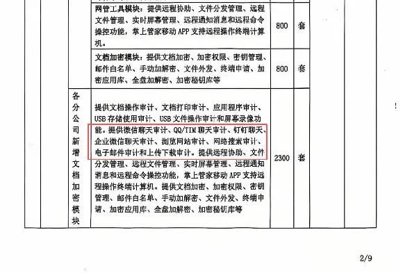 员工监控软件被公开售卖，可隐蔽监视微信聊天记录一款名为“固信安全管控平台”的监控软件正在网上公开售卖，单套价格不足 300 元