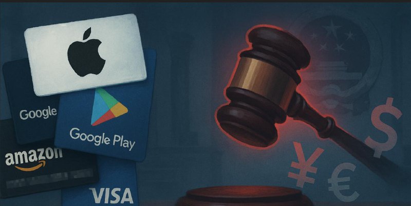 #互联网观察 ▎倒卖境外礼品卡非法营收6330万元，最高判处有期徒刑7年6个月近日，河南省郑州市一起涉及倒卖境外礼品卡、非法营收高达6330万元的重大刑事案件宣判落槌