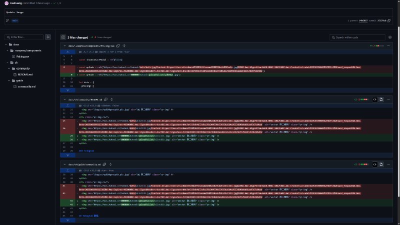 Alist所有权疑似变动，注意代码风险中文文档内加入了微信链接等非技术内容，官网与下载地址被更换注：新更新的腾讯云cos链接，被腾讯云以文件非法为由封禁Commit 27679c8Commit ae7a77dCheck Host(cos)📮投稿  ☘️频道Alist所有权疑似变动，注意代码风险中文文档内加入了微信链接等非技术内容，官网与下载地址被更换注：新更新的腾讯云cos链接，被腾讯云以文件非法为由封禁Commit 27679c8Commit ae7a77dCheck Host(cos)📮投稿  ☘️频道